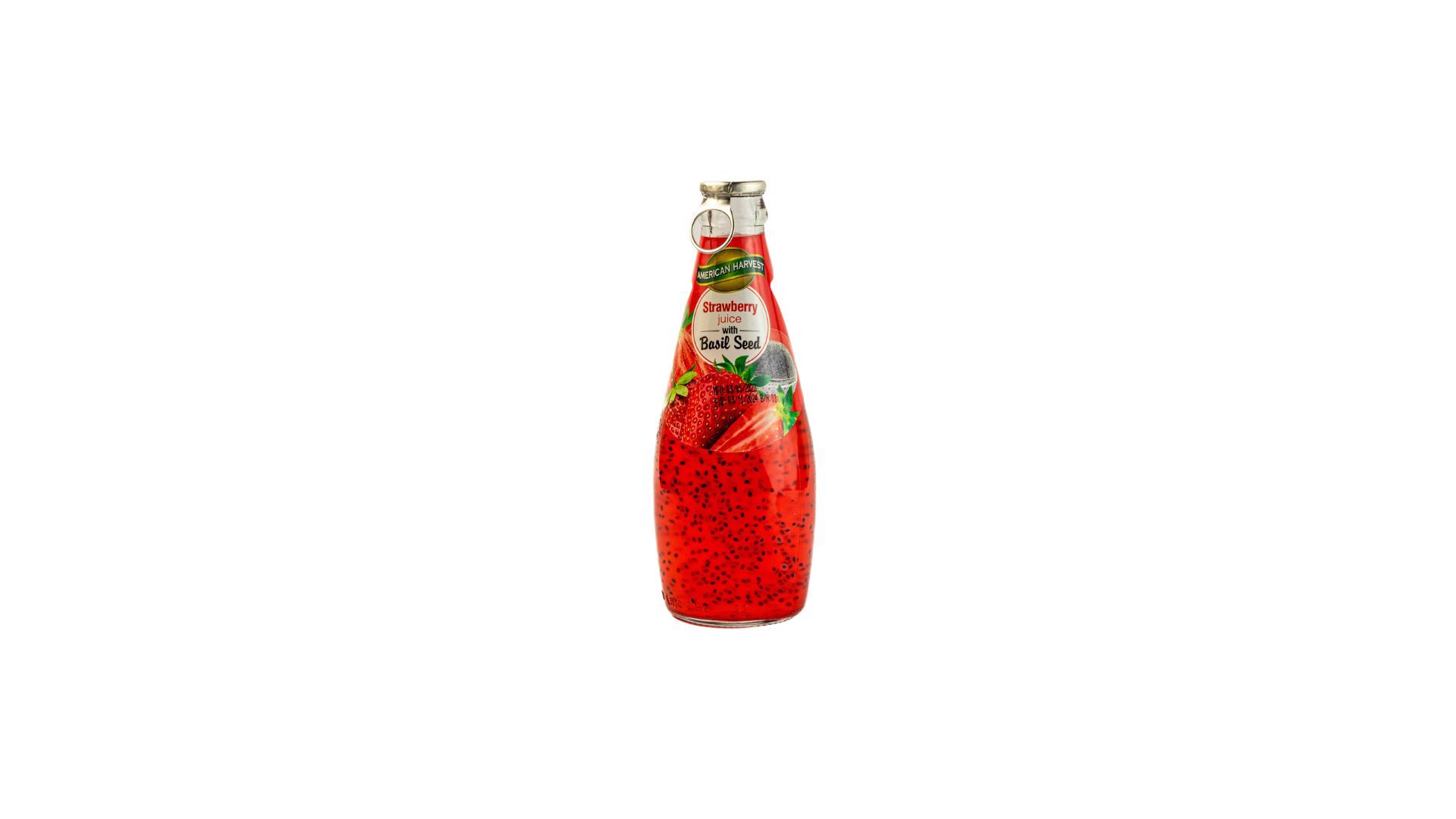 Buy American Harvest Strawberry Juice With Basil Seed 290ml from